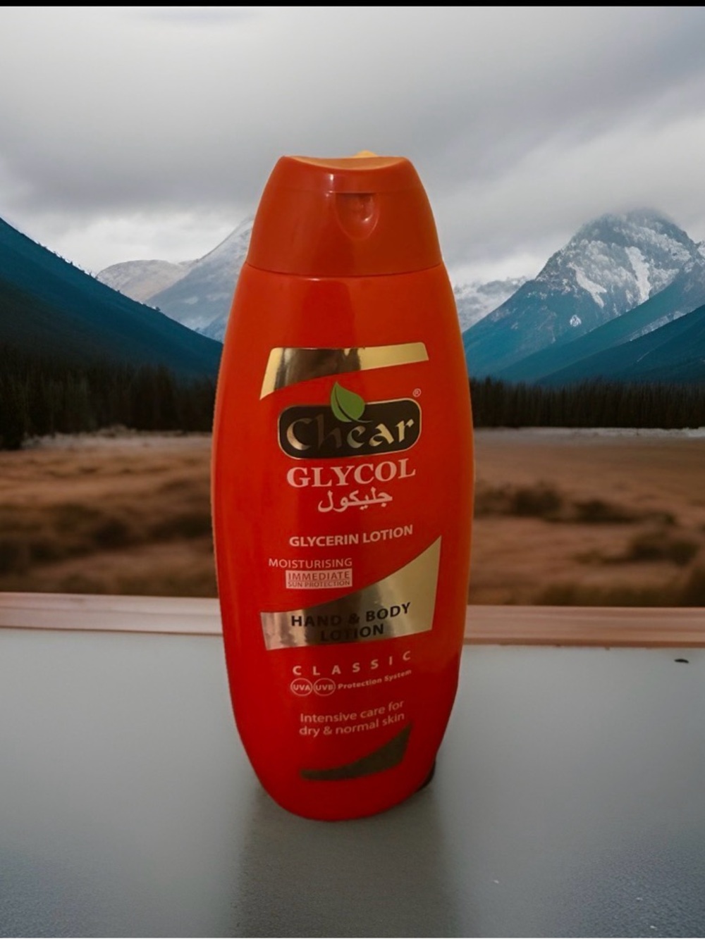 Clear Glycol Glycerin Hand & Body Lotion - Red Bottle